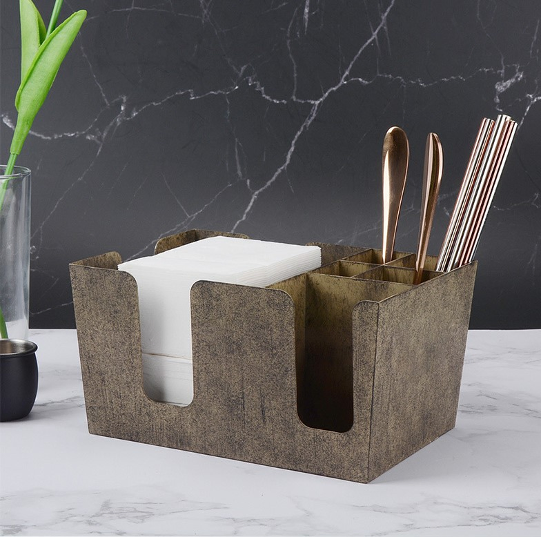 Rectangle Stainless Steel Straws Napkin Holder Tissue Box Metal Bar Caddy for Gautier Caravedo Grappa Marolo