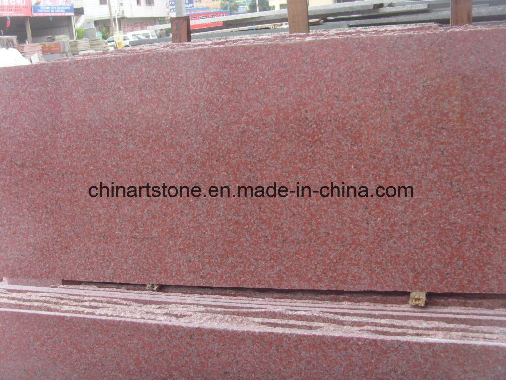 Chinese Red Granite Slab for Tile