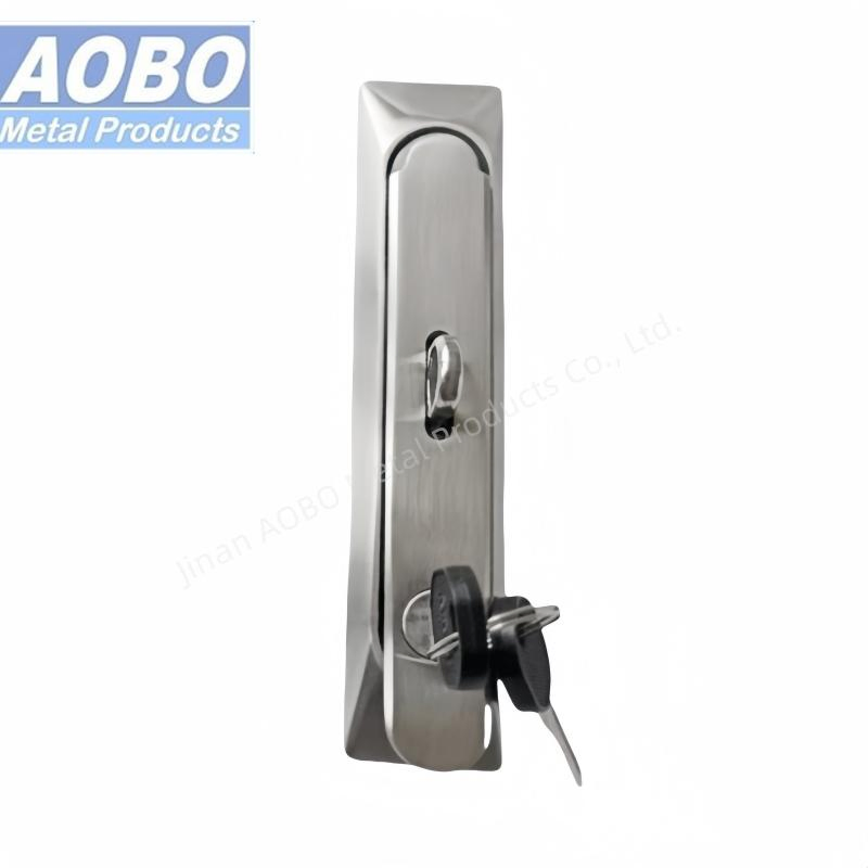 Ms834 Stainless Steel SS316 Padlock Metal Cabinet Door Electrical Panel Swing Handle Lock with Key 333