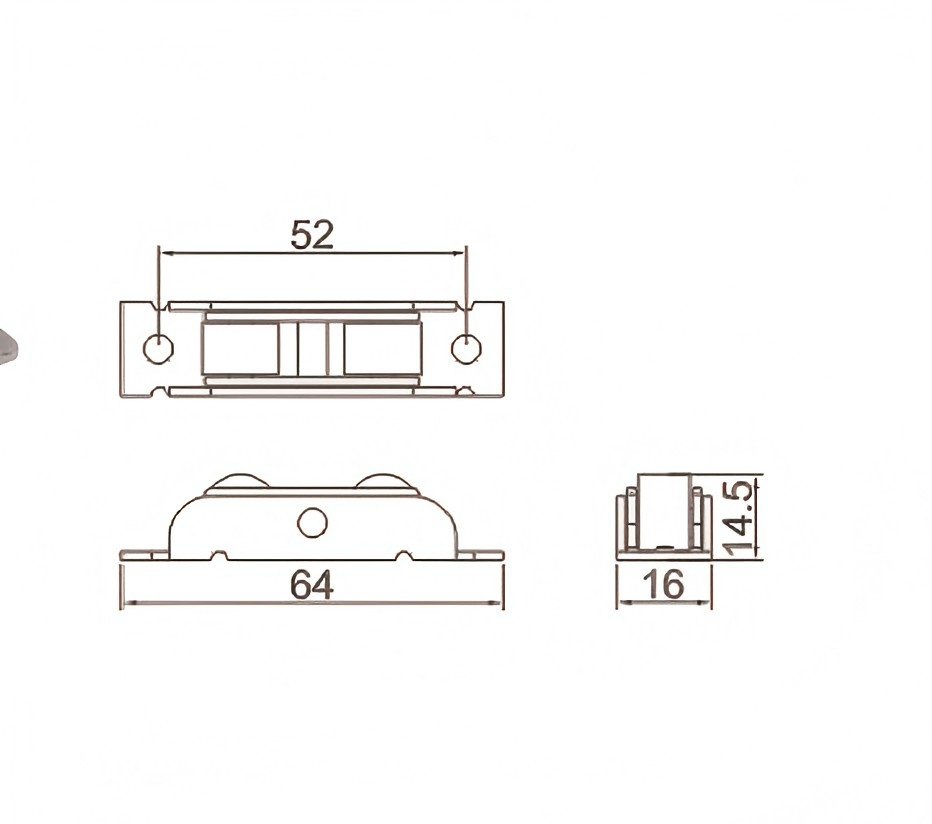 Double Window Rollers with Steel Frame and Plasitic Rollers Can Adjustable Withing or Without Bearing Jzhl-Sc-020