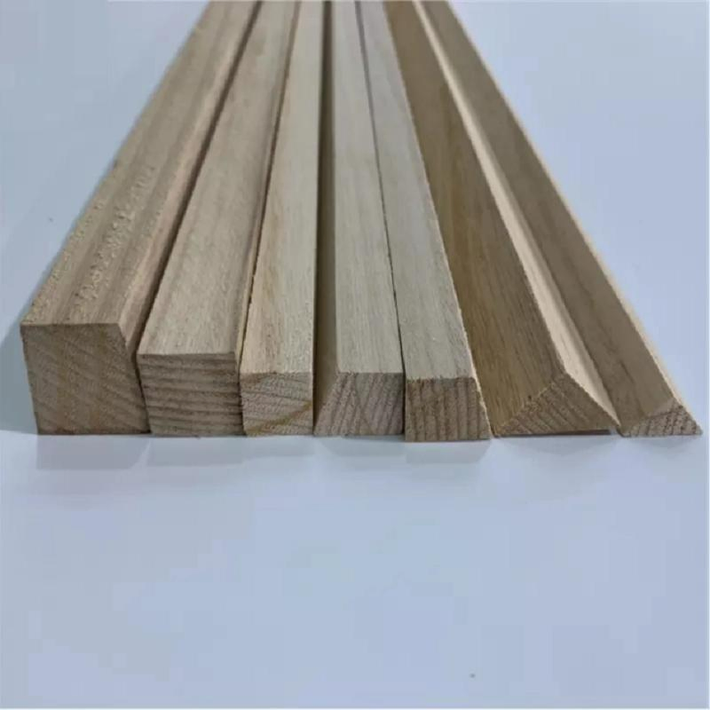 Easy Install Paulownia Triangle/Square Wood Strips for Construction Framing