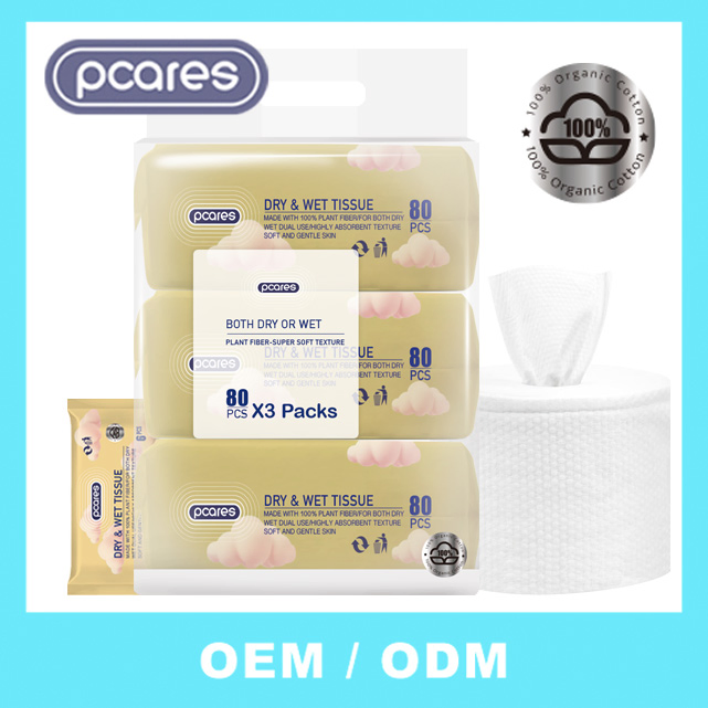 Wholesale Custom Beauty Facial Towel SPA Salon Non Woven Disposable Cotton Face Tissue