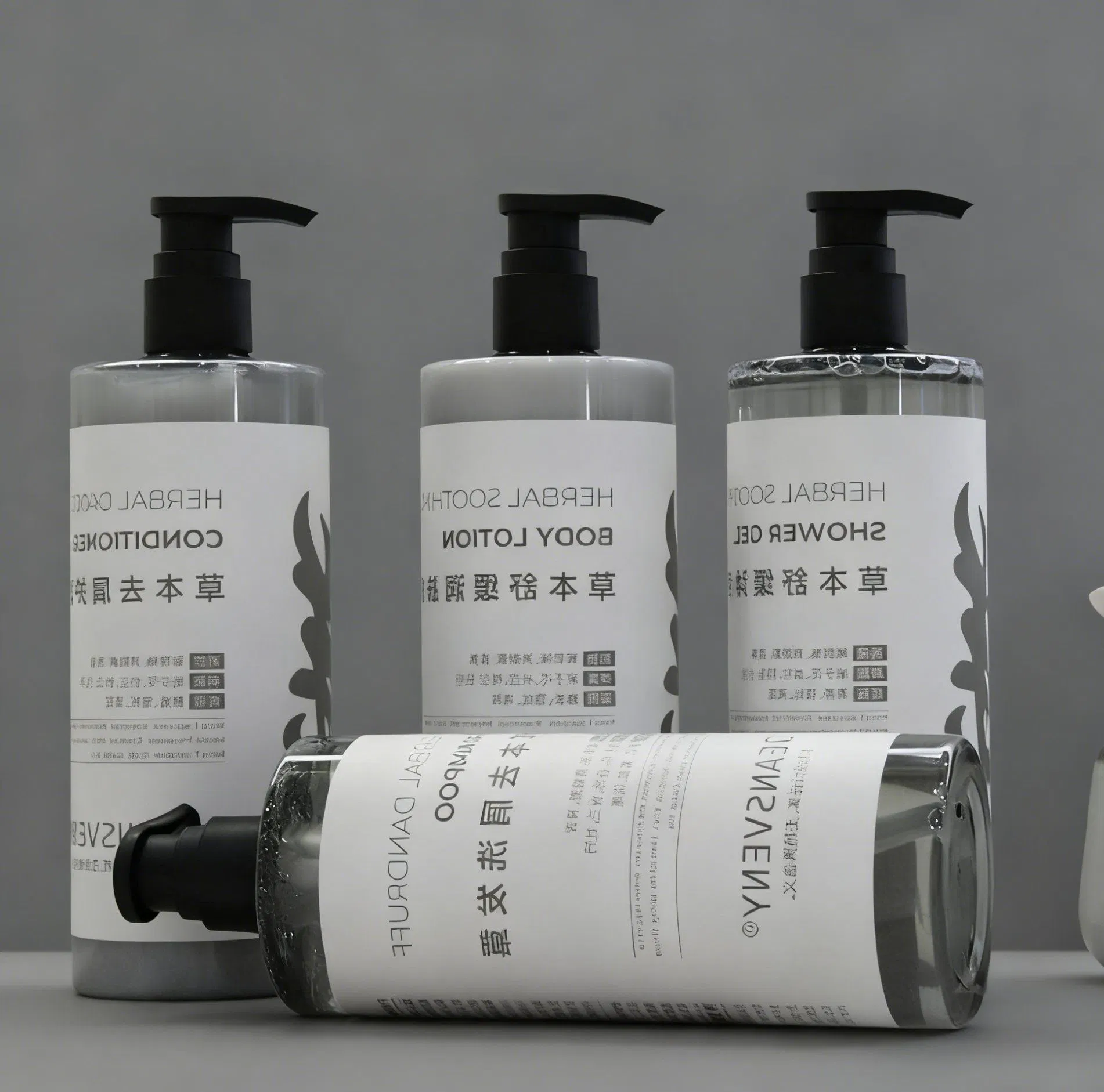 Customizable Hotel Amenities Shampoo Shower Gel Hair Conditioner Body Lotion