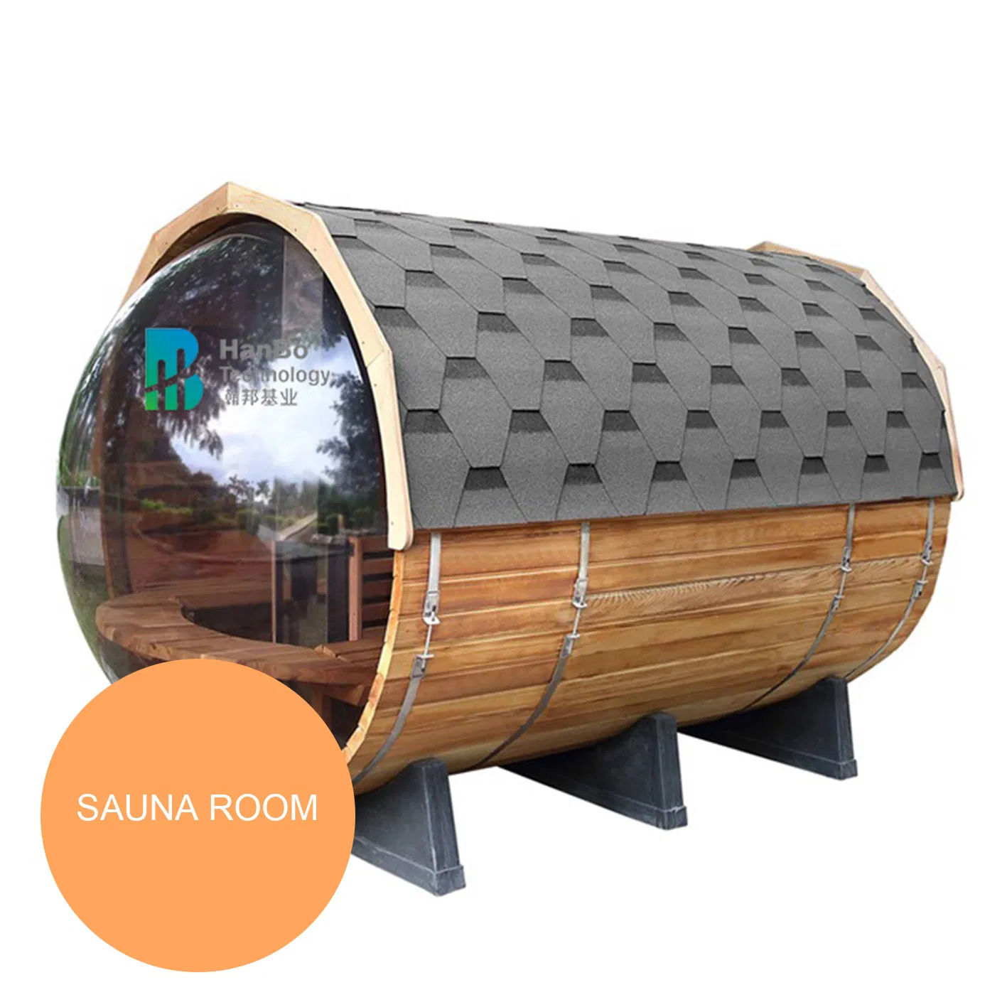 Anticorrosion Environmental Protection Water-Proof Solid Wood Wooden Sauna Rooms