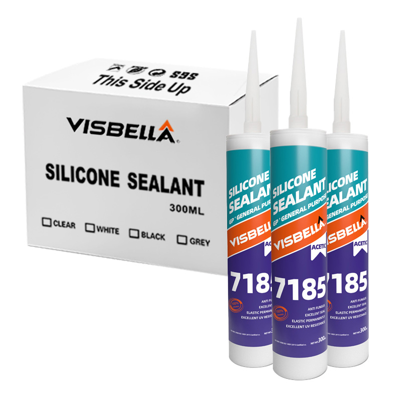 Quickly Dry Gp Construction Adhesive Glass Silicone Sealant