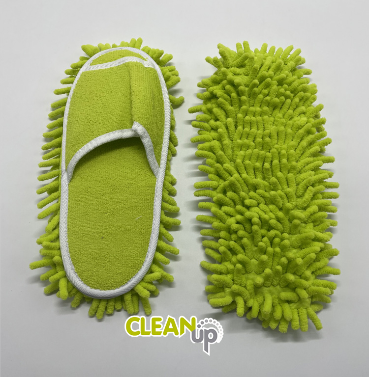 New Design House Cleaning Use Plush Slippers Indoor Winter Chenille Clean Slipper