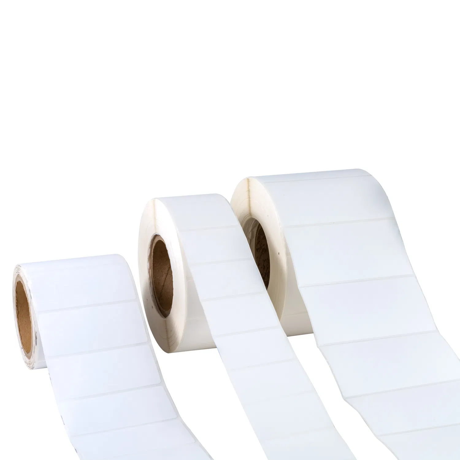 Custom Paper Direct Thermal Printing Label Self-Adhesive Blank Stickers Roll 60*40 Barcode Sku Removable Glue