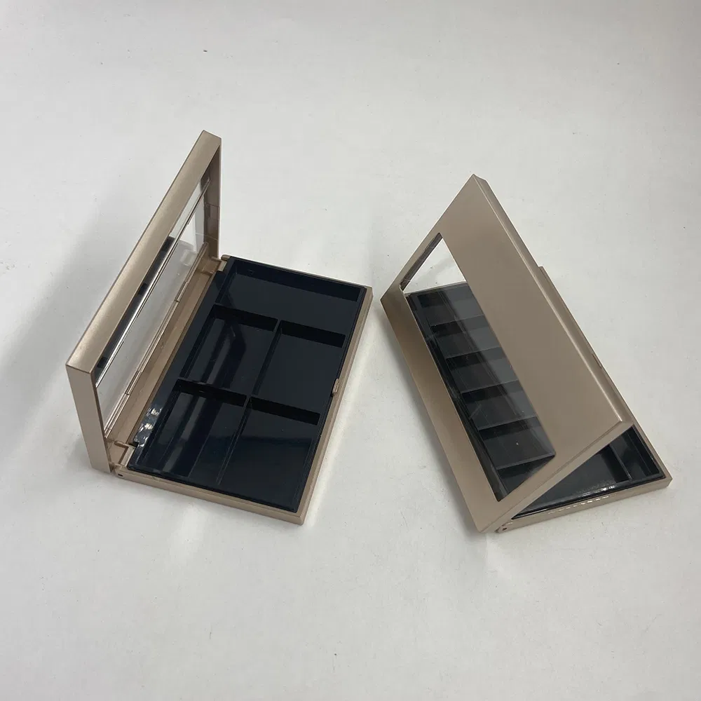 Custom Color Makeup Container Logo Customized Palette Empty Design Plastic Eyeshadow Case