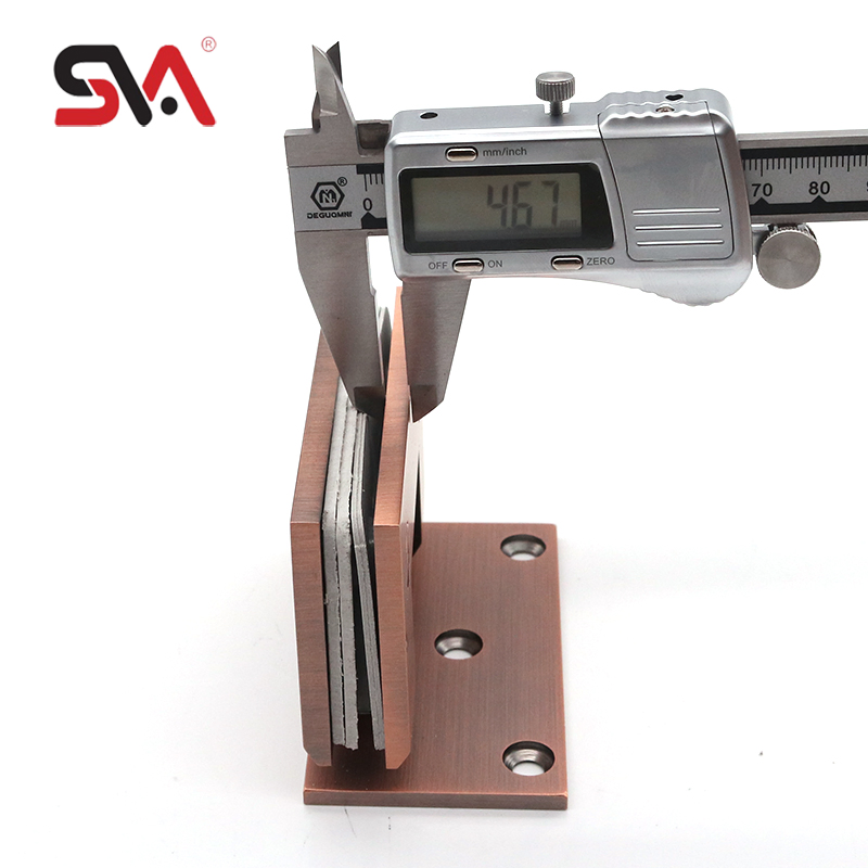 China Supplier Brushed Bronze Frameless Sliding Shower Sliding Glass Door Hinge