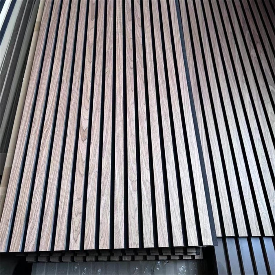 Premium Walnut Acoustic Wall Panels for Soundproofing Solutions