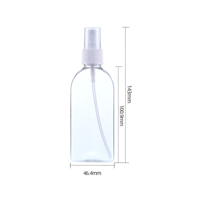 120ml Flat Shape Misting Spray Bottle