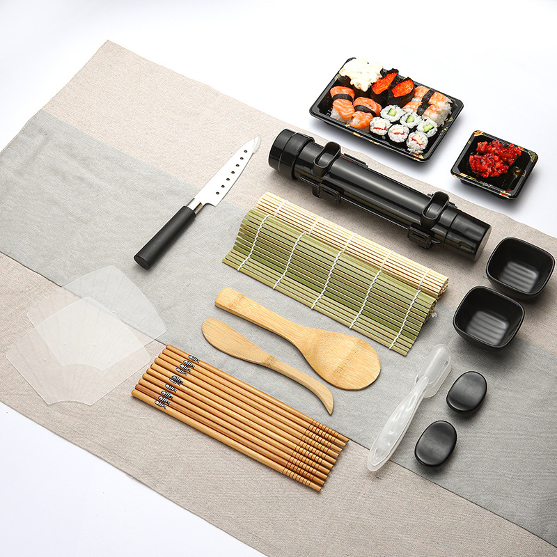 Wholesale Price OEM Manufacturer Home DIY Bazooka Rolling Bamboo Sushi Making Kit Sushi Making Set
