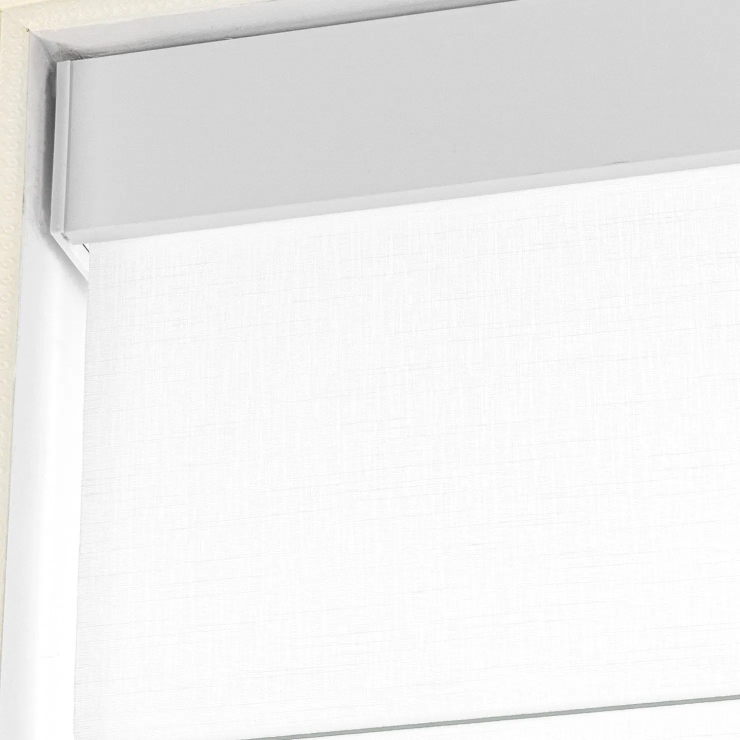 Modern Roman Shades Fabric Roller Tube Blinds Windows Indoor Balcony Bedroom Office Semi-Blackout Manual Control Cordless Shades