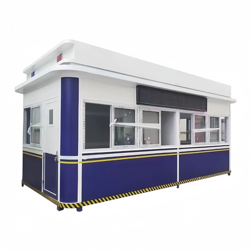 Hot Sale Steel Structure Luxury Modular Mobile Modern Portable Prefab Security Guard Container Houses for Prefabricated Kiosks Outdoor Use