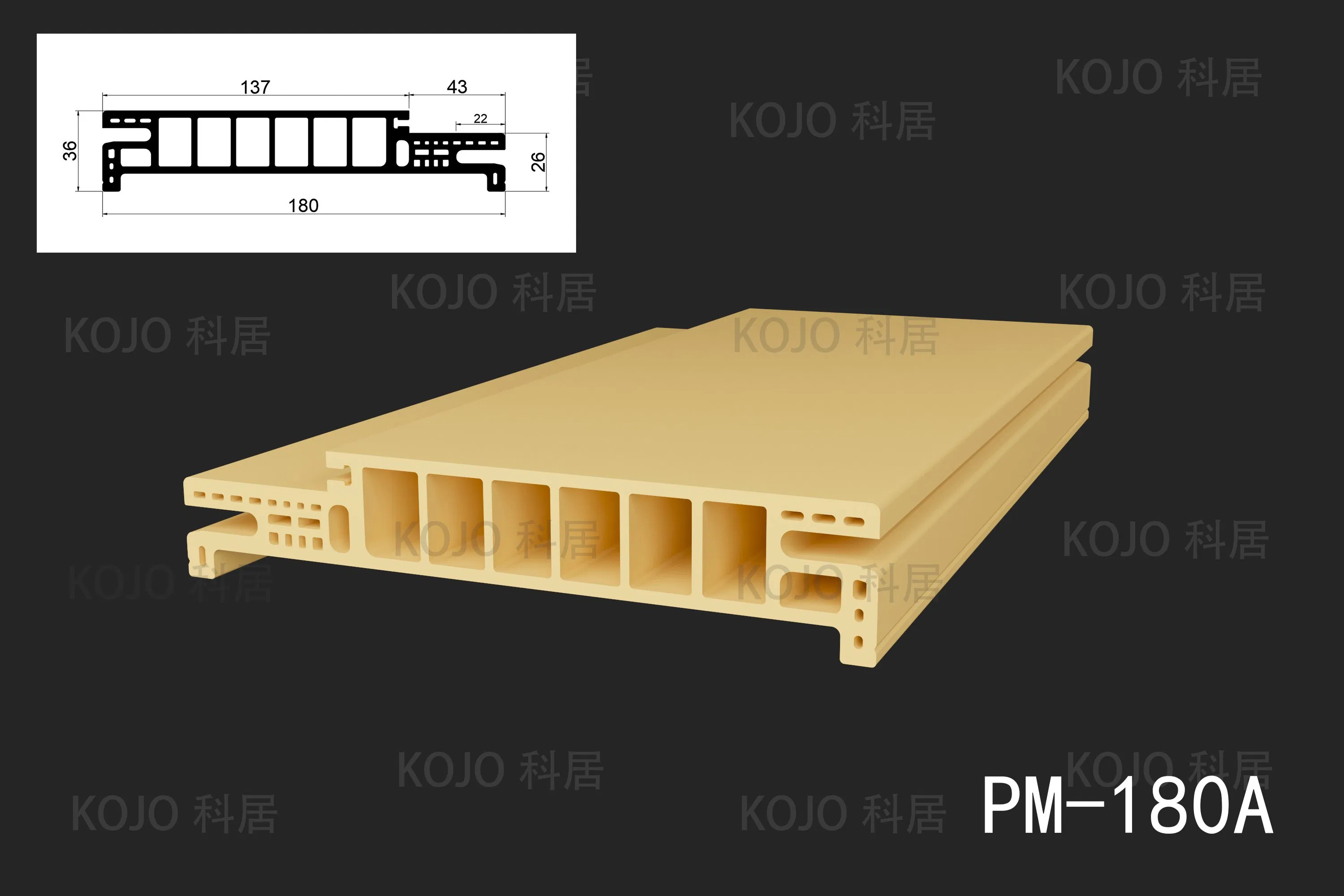 Hot Seller Flame-Retardant WPC Interior Door Frame with Water Resistance