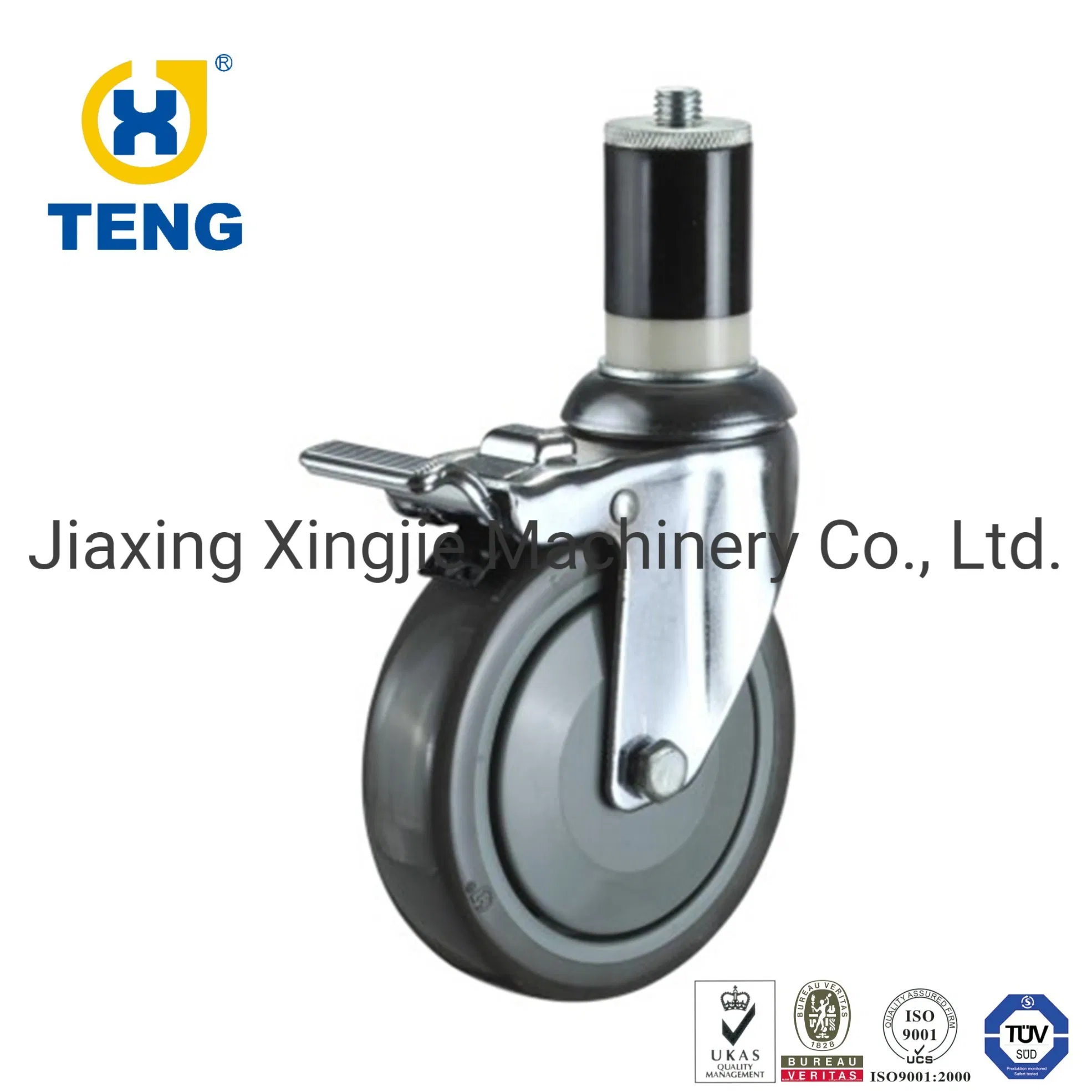 3inch Industrial Expanding Adapter Stem Caster Medium Duty Caster Wheel