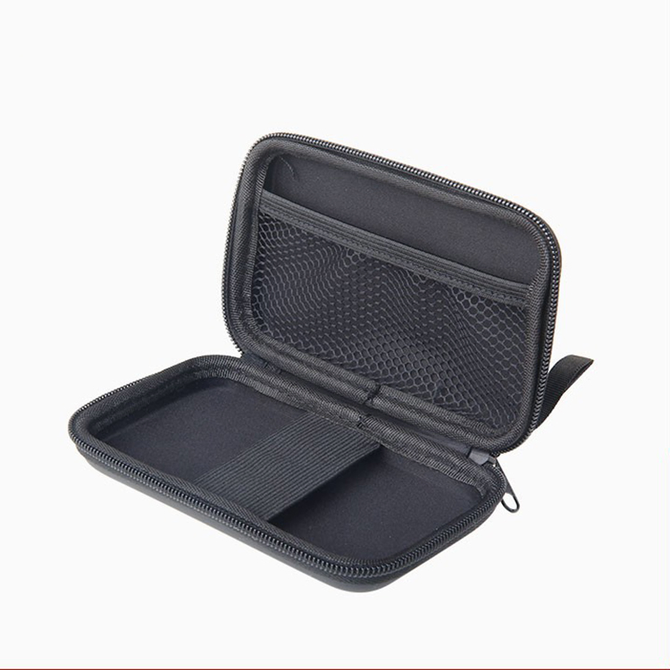 Чехол для наушников EVA черный водонепроницаемый с ремнем