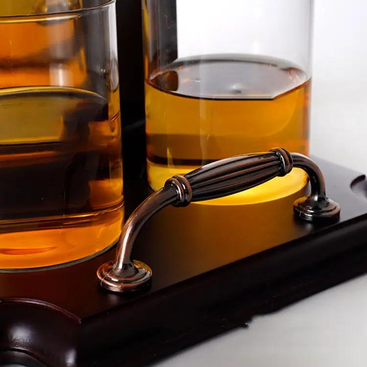 Hot Sale Crystal Glass Gun Whiskey Decanter for Liquor Whiskey Vodka