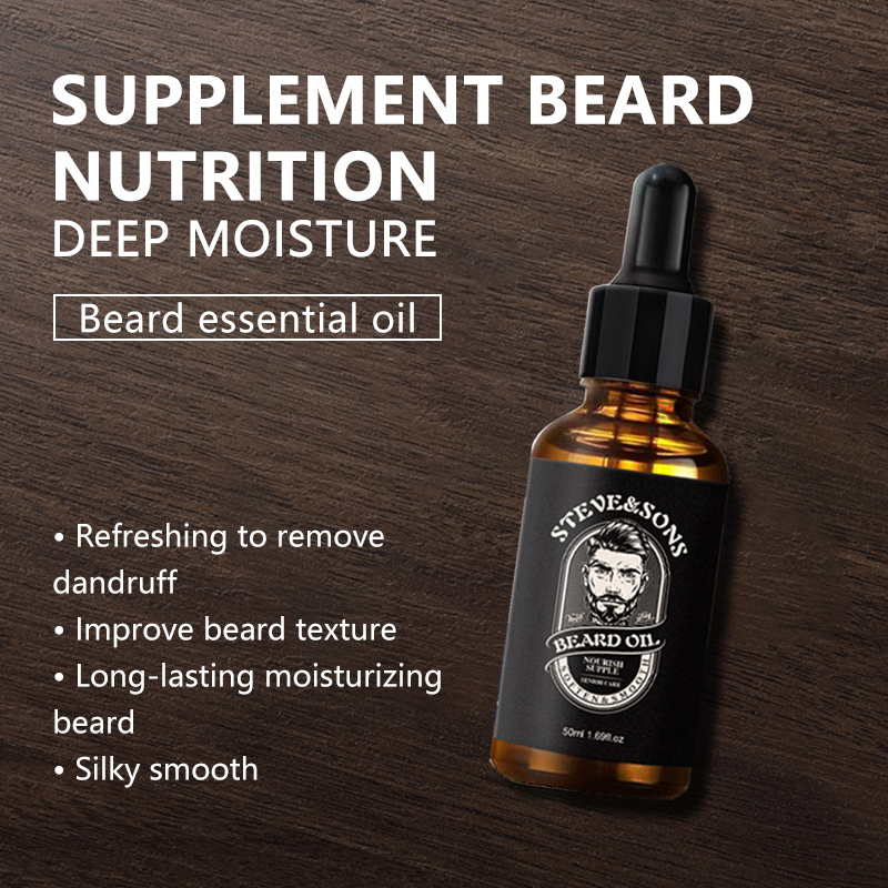 Best Hair Care Private Label Hair Essential Beard Care Growth Oil for Men