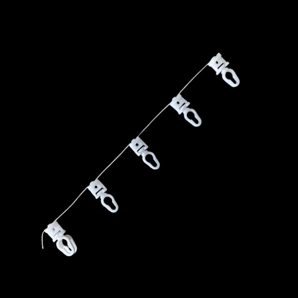 Elegant White Aluminum Ripple Fold Curtain Track for Hotel Project