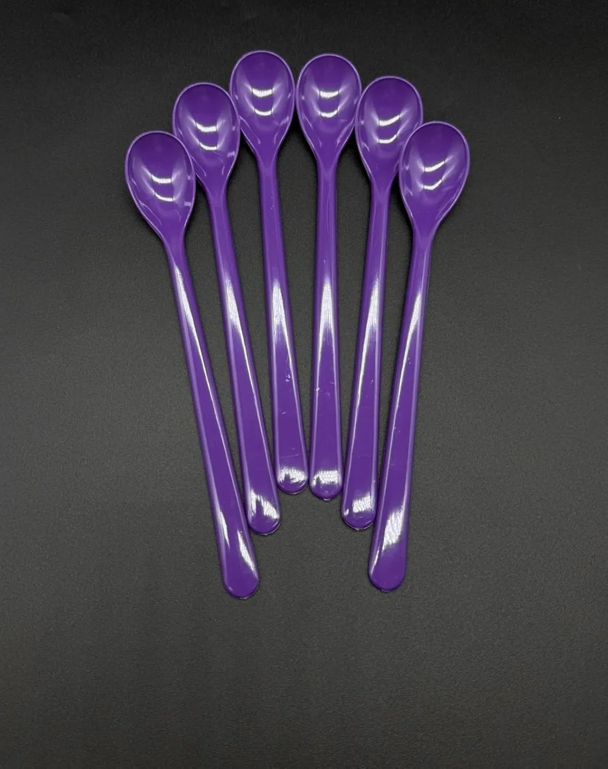 Factory Price Multi-Purpose Colorful Modern Luxury Disposable Plastic Tea Spoon