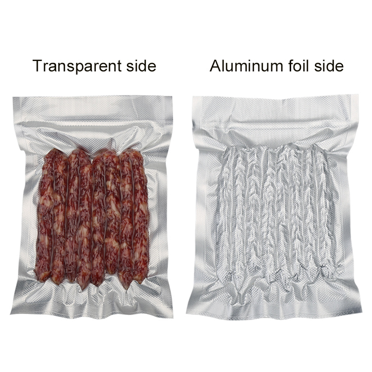Food Grade Aluminum Foil Custom Printed Vacuum Bags