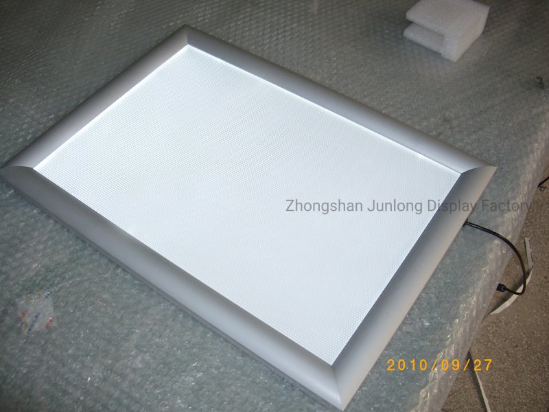 Aluminum Snap Frame Slim LED Light Box Menu Poster Movie Illuminated Panel