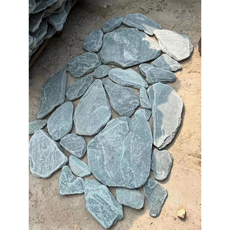 Natural Stone Grey/Green Slate Paving Flagstone for Outdoor Decoration Price