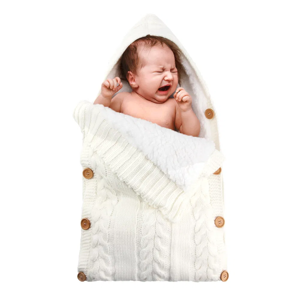 Cozy Ultra-Soft Fleece Baby Sleeping Bag for Warm Nights