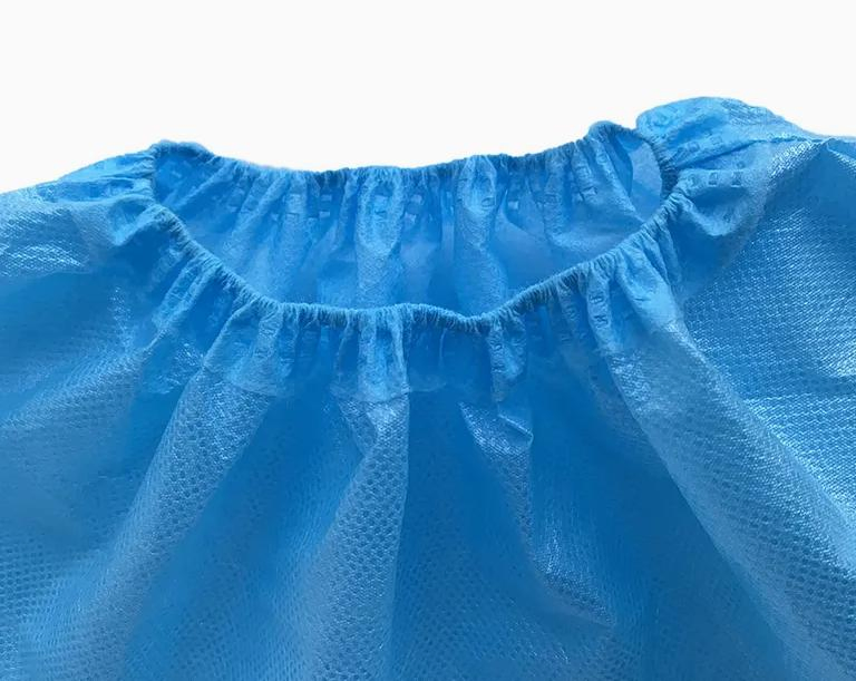 Protective Waterproof Plastic PE Nonwoven Anti Slip Blue Disposable Shoe Cover