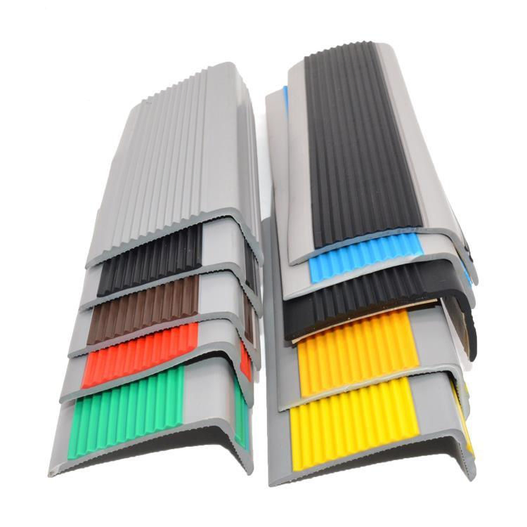 Non Slip Outdoor Edge Trim Protection Flooring Stairs Laminate Nose PVC Stair Tread Strip Nosing