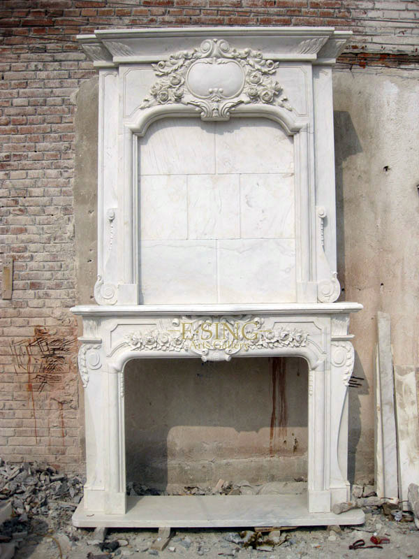 High Quality Marble Fireplace Double Fireplace for Home Decoration Double Fireplaces