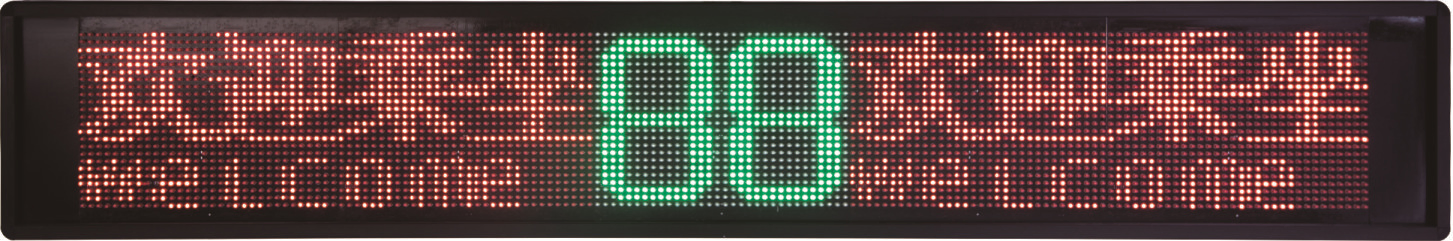 Static or Rolling Destination Board Bus LED Destination Sign Text Display