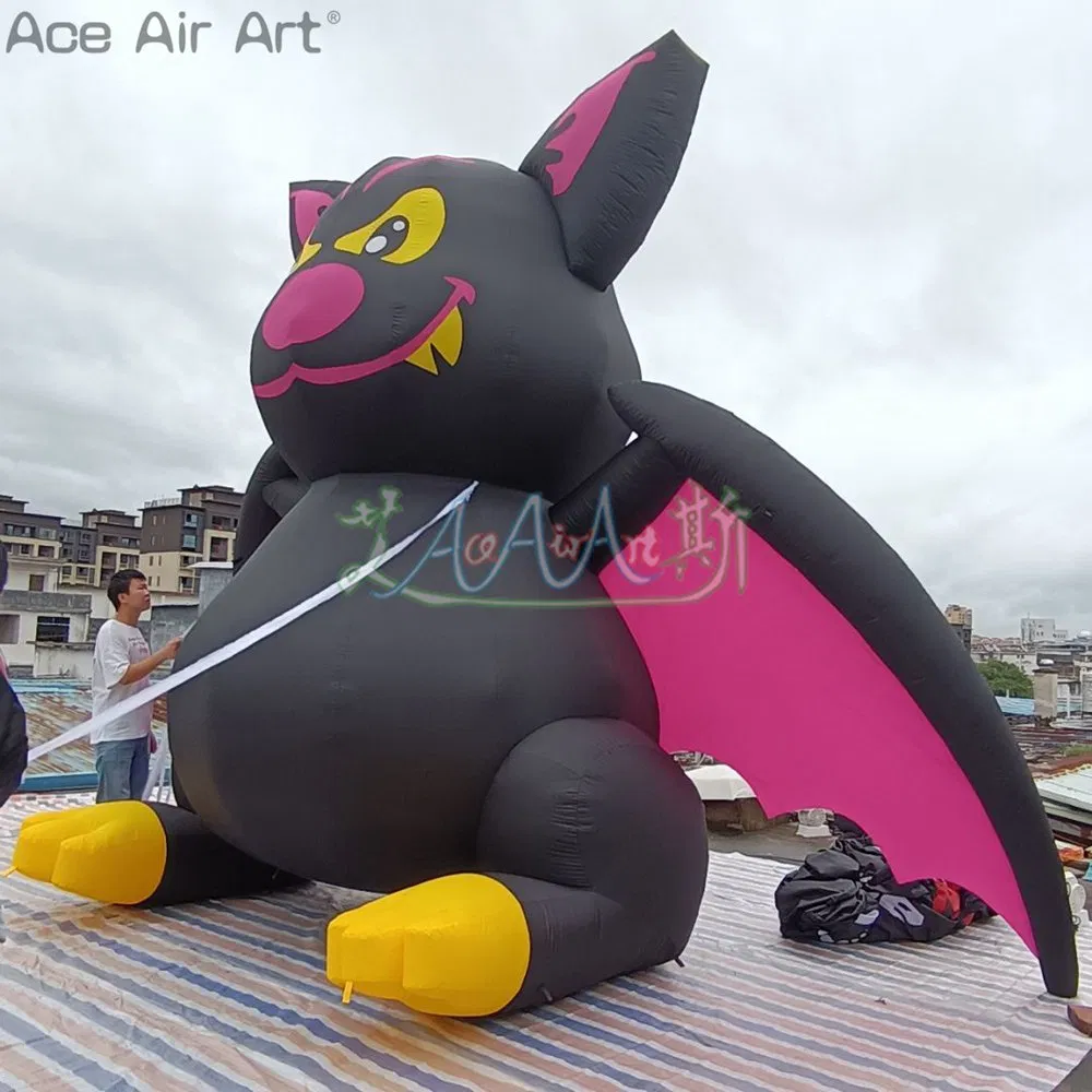 Outdoor Inflatable Scary Bat Model Advertisement Bat Mascot for Halloween or Backyard Decoration