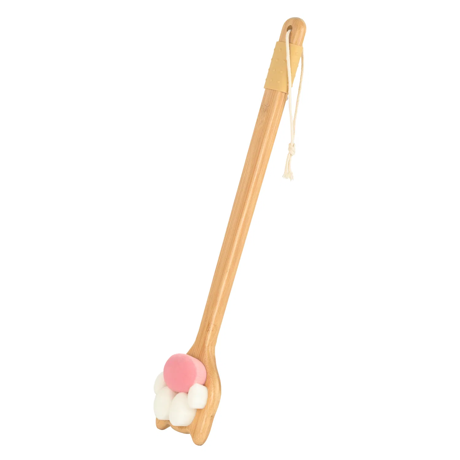Wooden Bath Brush, Bamboo Long Handle Back Scrubber Brush, Dry Body Brush, Eco Friendly Bath Brush, Body Washing Brush, Natural Body Brush