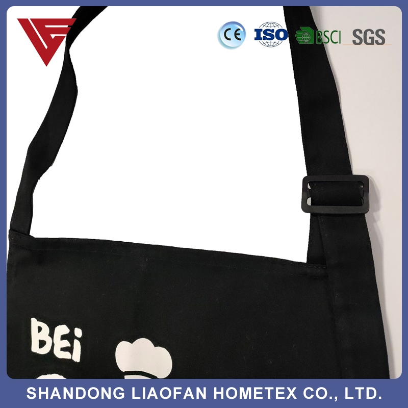 Heavy Duty Custom Logo Washable Cotton Kitchen Garden Work Grill BBQ Apron with Pockets