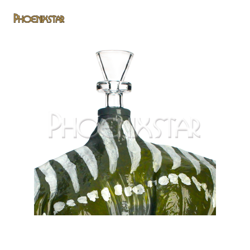 Factory Wholesale 3D Hand Painting Dinosaur Glass Smoking Water Pipe Art Crafts New