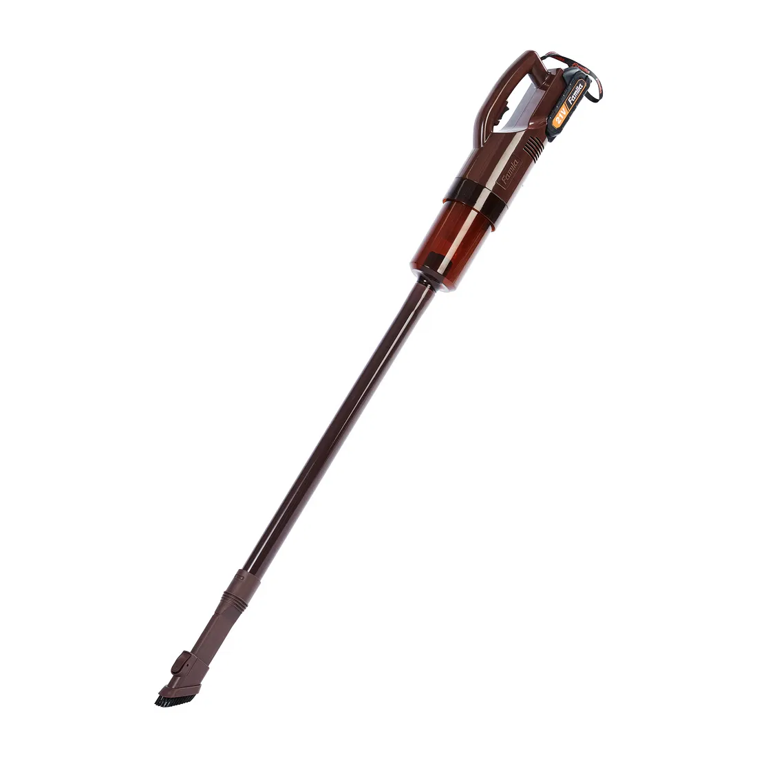 Compact Brown Vacuum Cleaner, 21V with 550ml Dust Storage