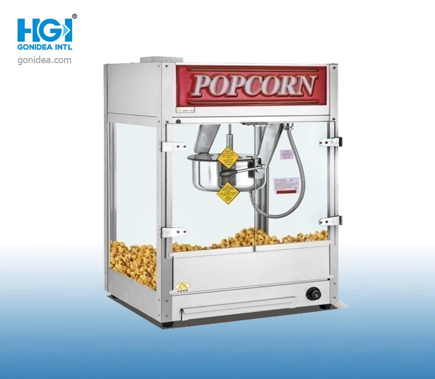 Automatic Electric Popcorn Maker Commercial Popcorn Machine Za-16