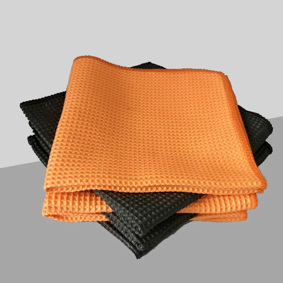 Wholesale Microfiber Dish Towels Kitchen Drying Towel Waffle Weave Hand Towel