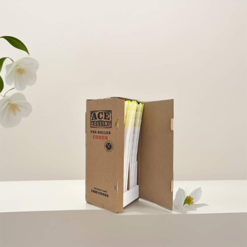 Mega Discount Rolling Paper Cone Kingsize Organic Smoking Papers