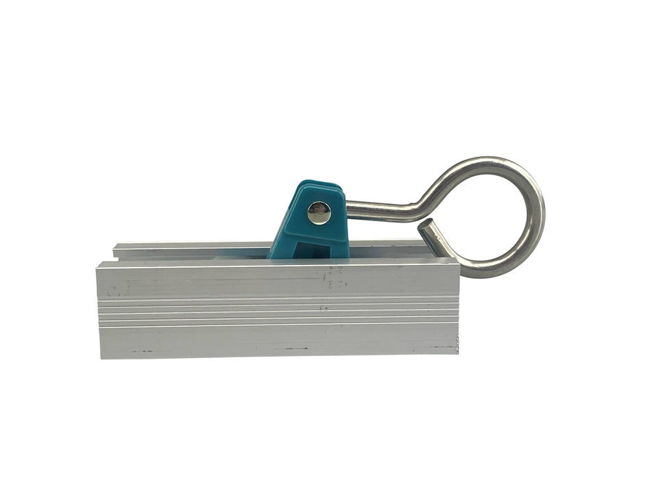 High Quality Durable Four Wheels Stainless Steel Hook Half Alloy Structure Hospital Track Runner