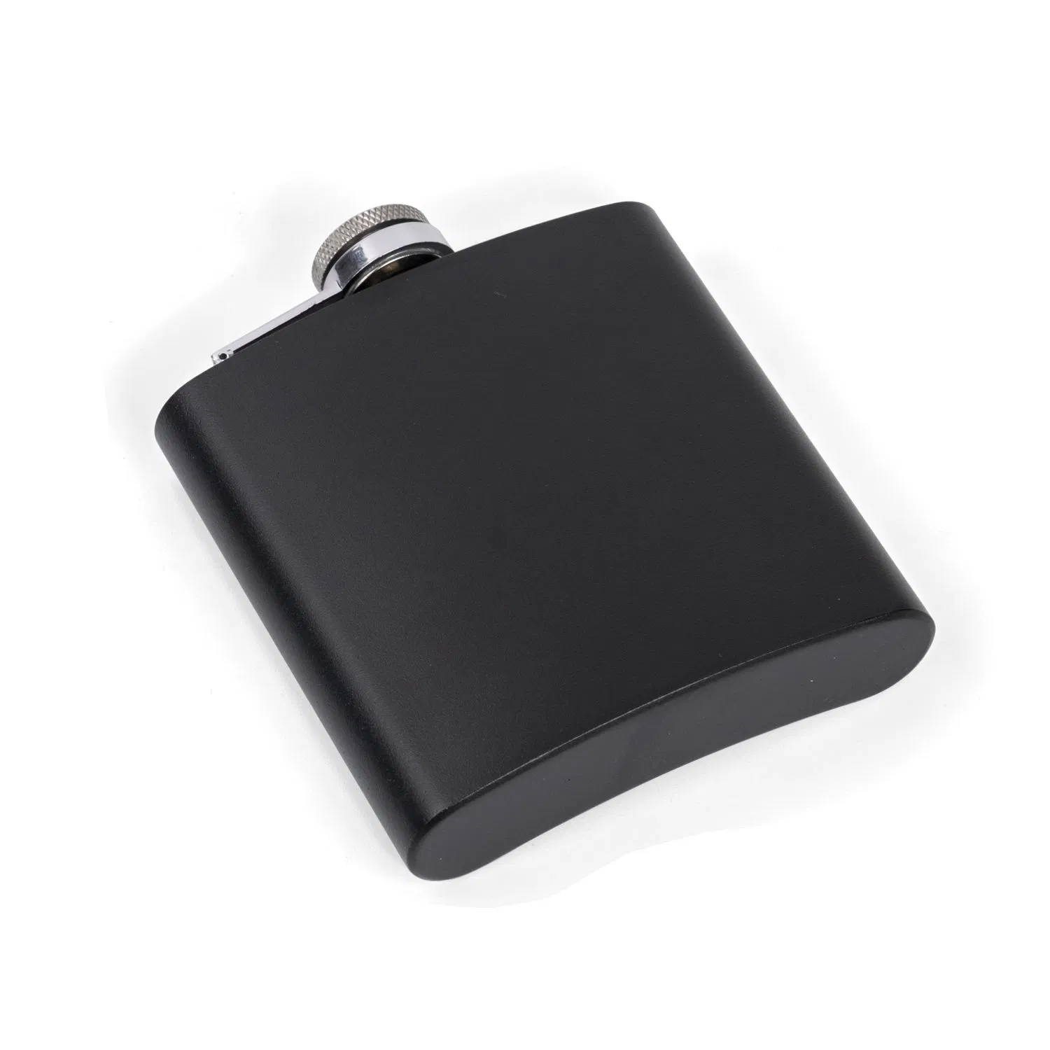 Hip Flask Leak-Proof Convenient Stainless Steel Matte Black Whiskey Hip Flask for Outdoor