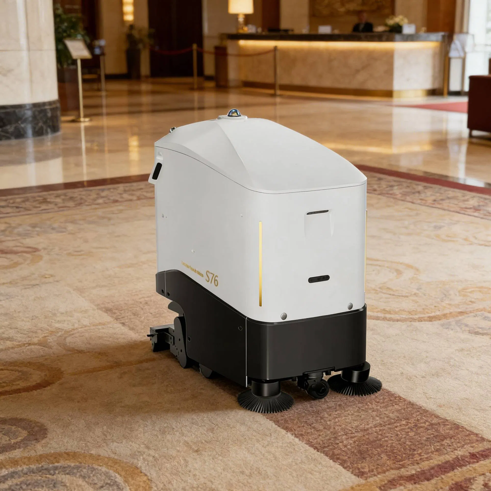Scene Maintenance Commercial Robots High Temperature Steam Cleaning Carpet Floor Robot