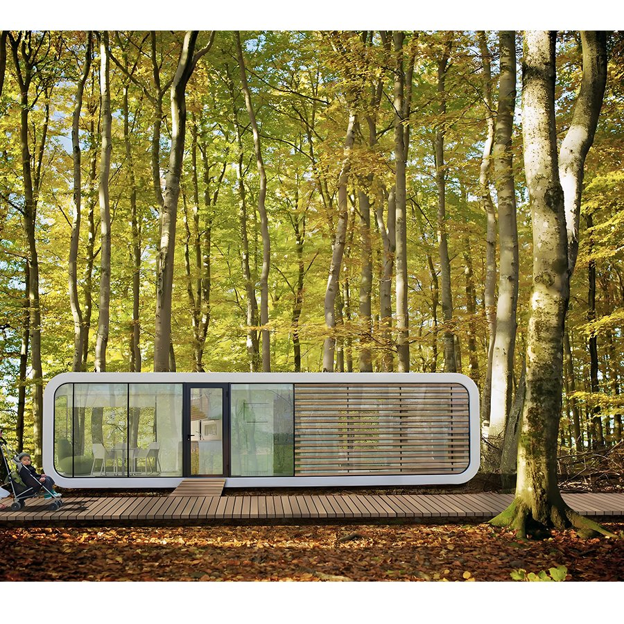 Temperature Control Sunshine House Sandwich Panels Protection New Mobile Glass Houses