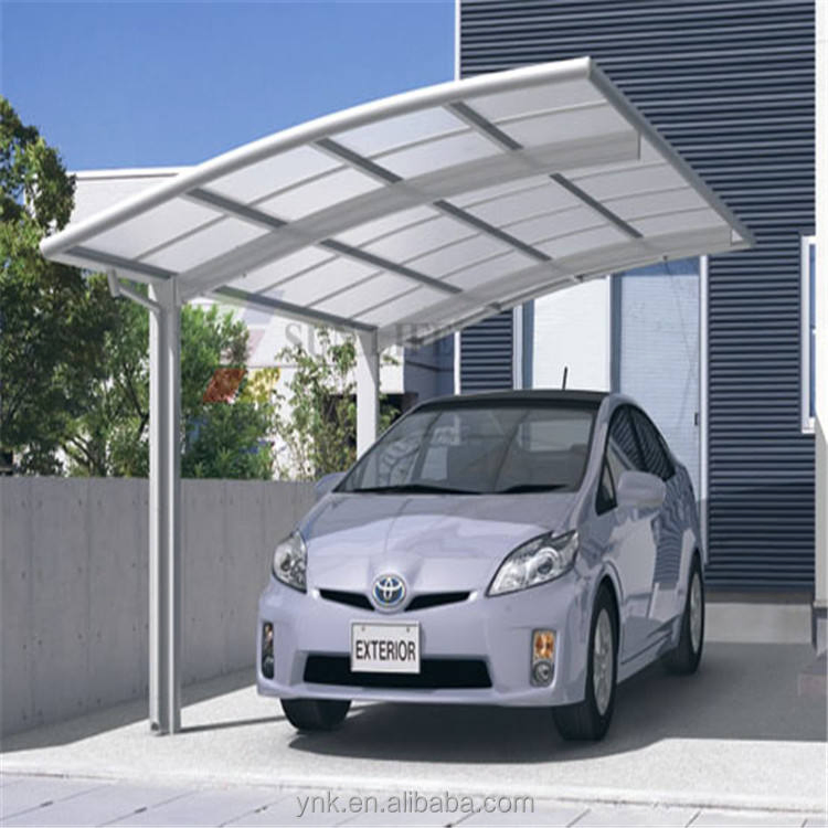 Premium Polycarbonate Canopy Outdoor Awning Transparent Aluminum Frame Weatherproof Aluminum Carport