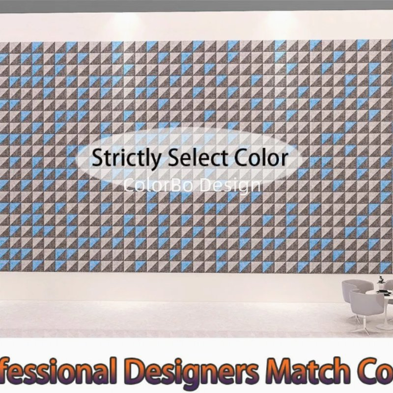 High Density Acoustic Ecco Polyester Fiber Foam Soundproof Panel