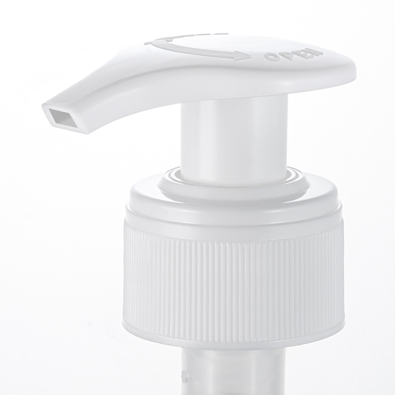 24/410 Plastic Black Ribbed Left Right Lotion Pump for Body Care Bottle Pump Plastic Lotion Dispenser Pump