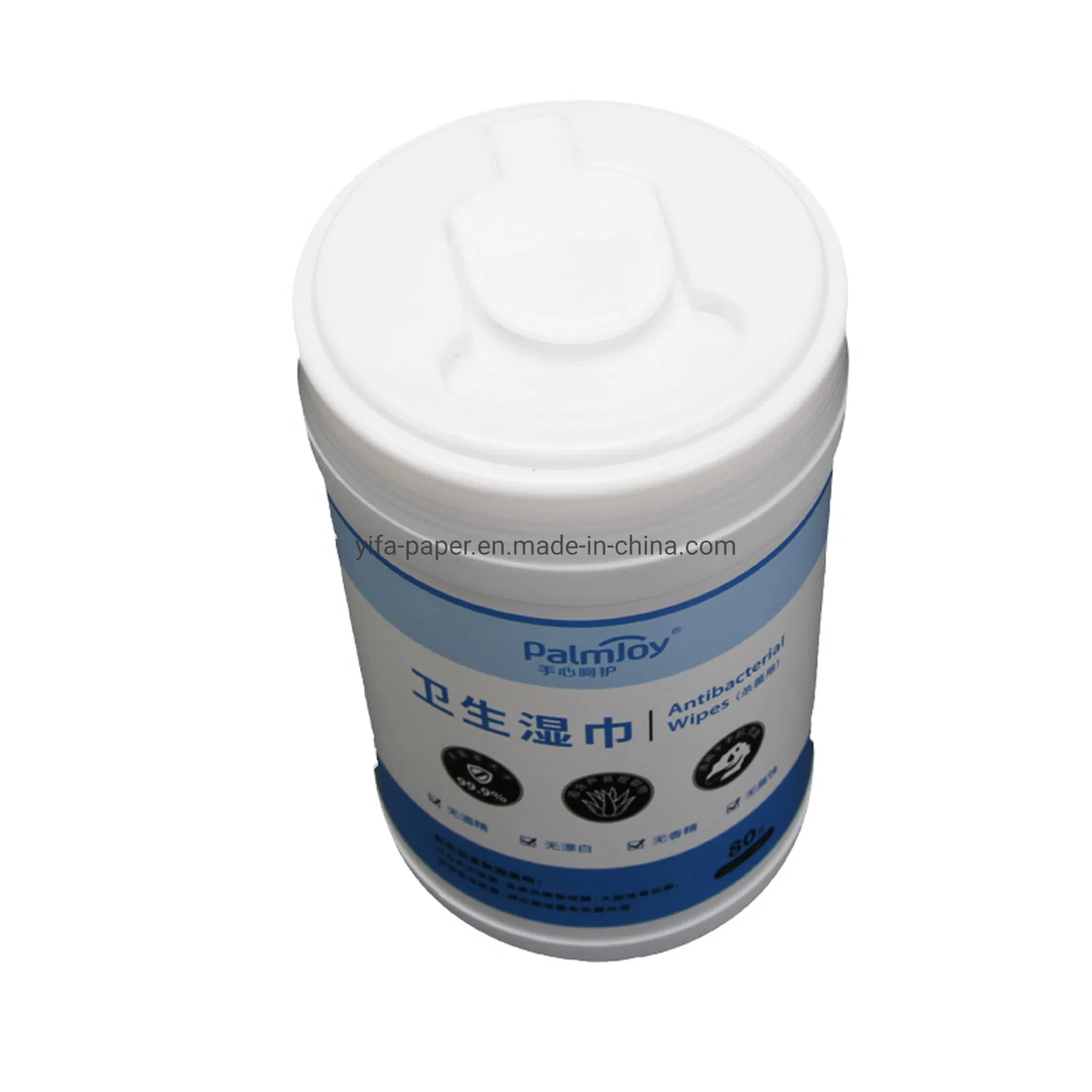 Tub Packing Anti-Bacterial Wet Wipes Germs Killing Wet Wipes