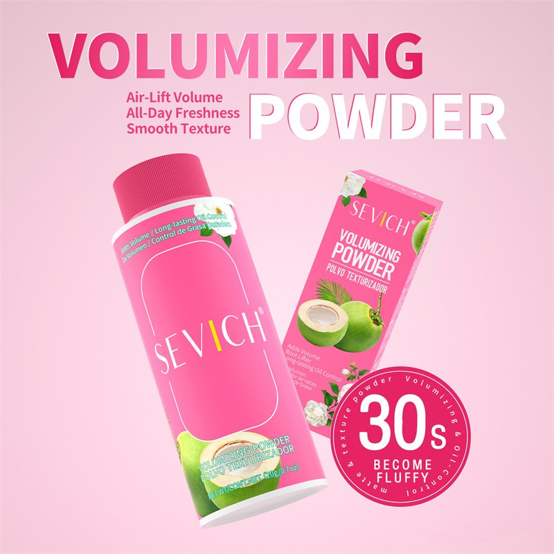 Factory Sale Vegan Hair Styling Powder Private Label 20g Scented Barber Hair Dusting Powder Dry Shampoo
